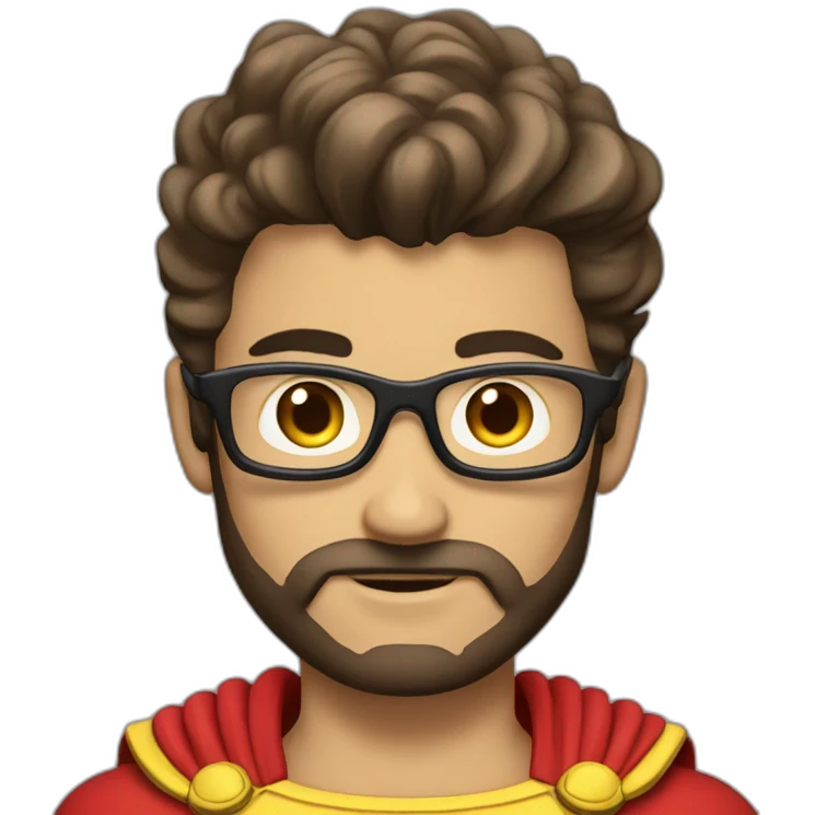 superhéroe radiante  emoji