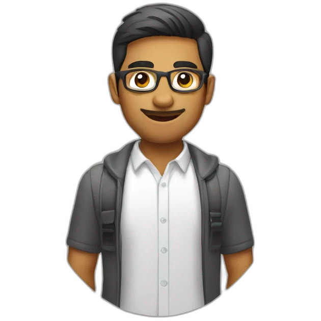 Om Patel ui/ux designer emoji
