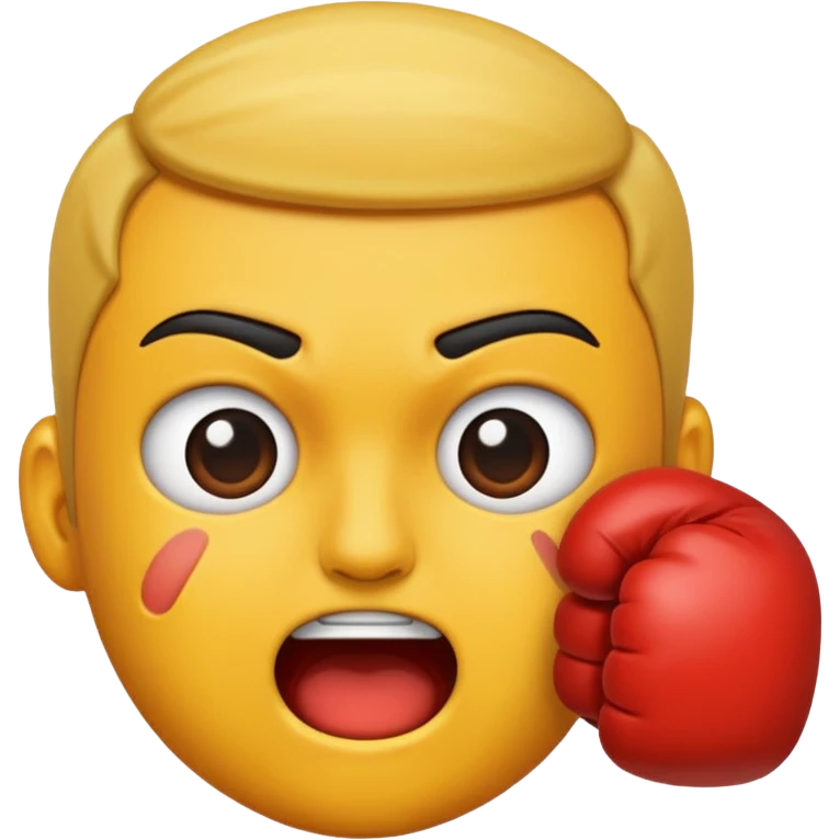 Getting Punched in the face emoji
