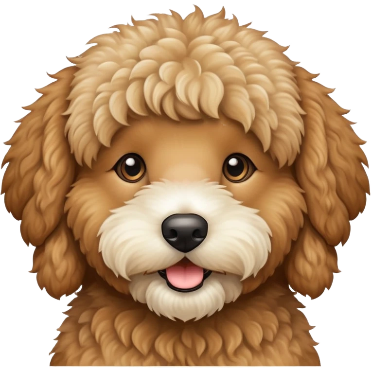 Golden doodle named teddy emoji