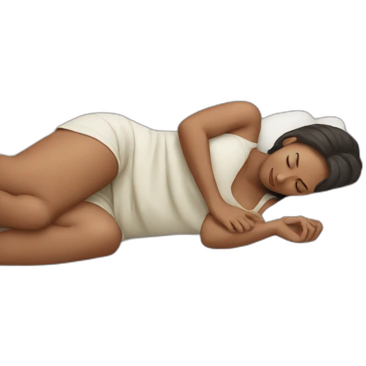 Woman sleeping emoji