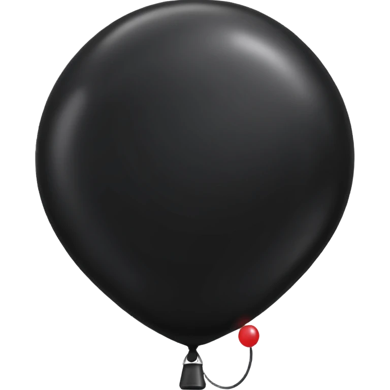 Black balloon  emoji