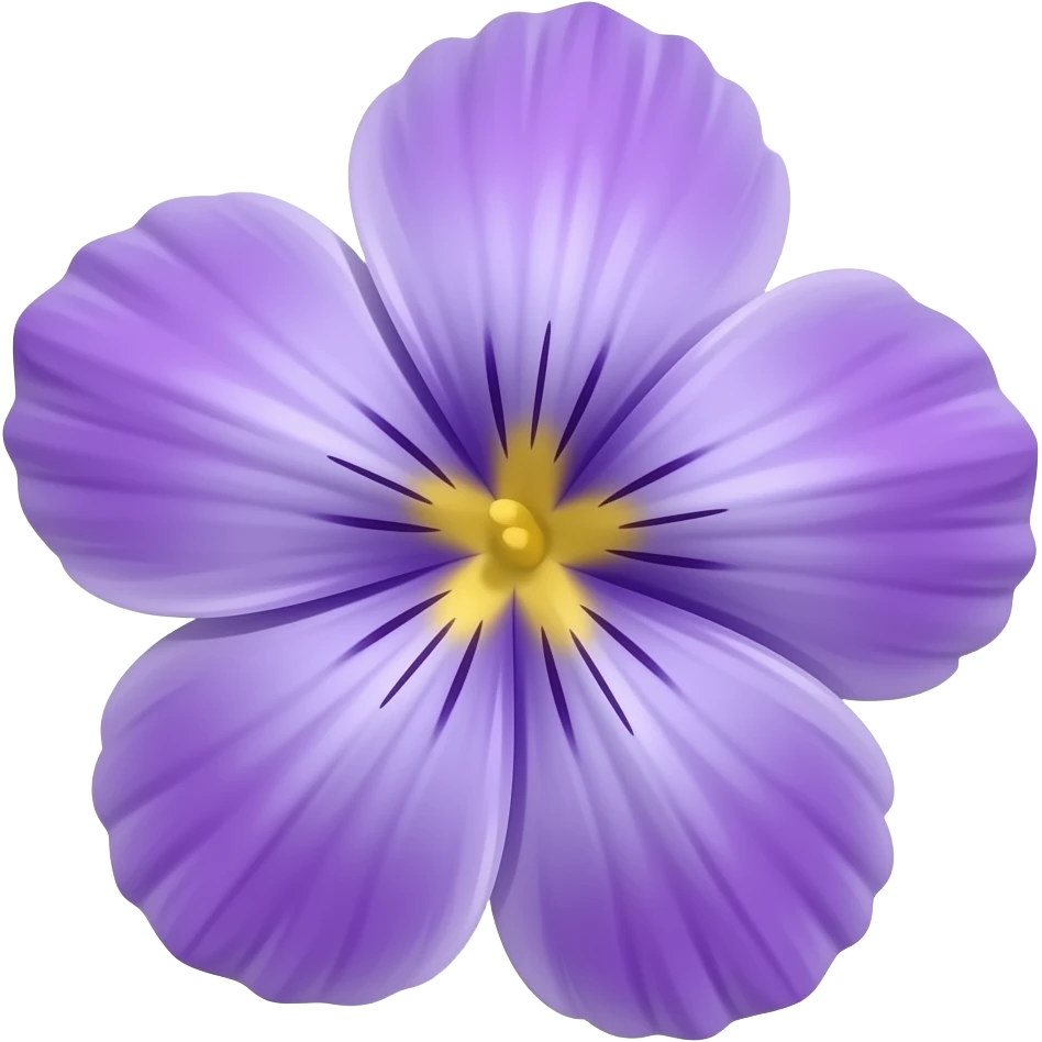 purple flowers emoji