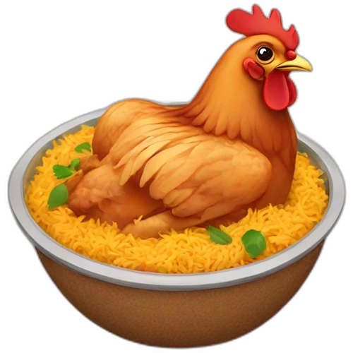 chicken biryani emoji