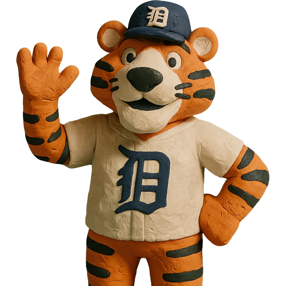 Detroit Tigers mascot emoji