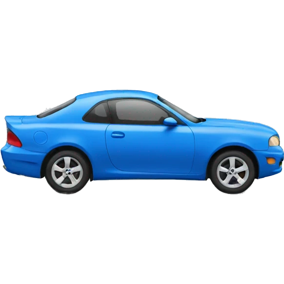 blue car emoji