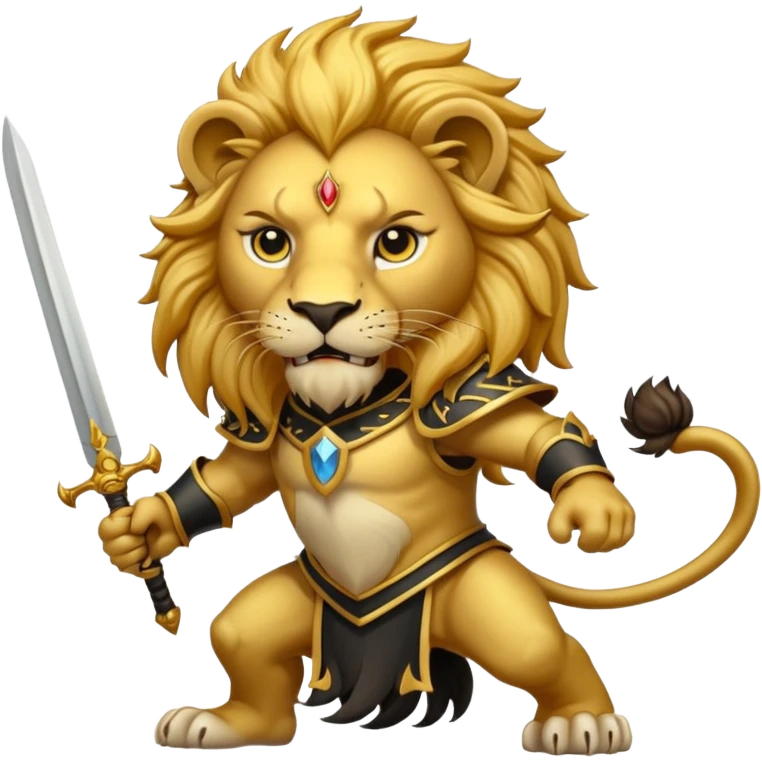 🟩🟩🟩🟩🟩🟩⬜⬜🦁🗡⬜⬜🟥🟥🟥🟥🟥🟥 emoji