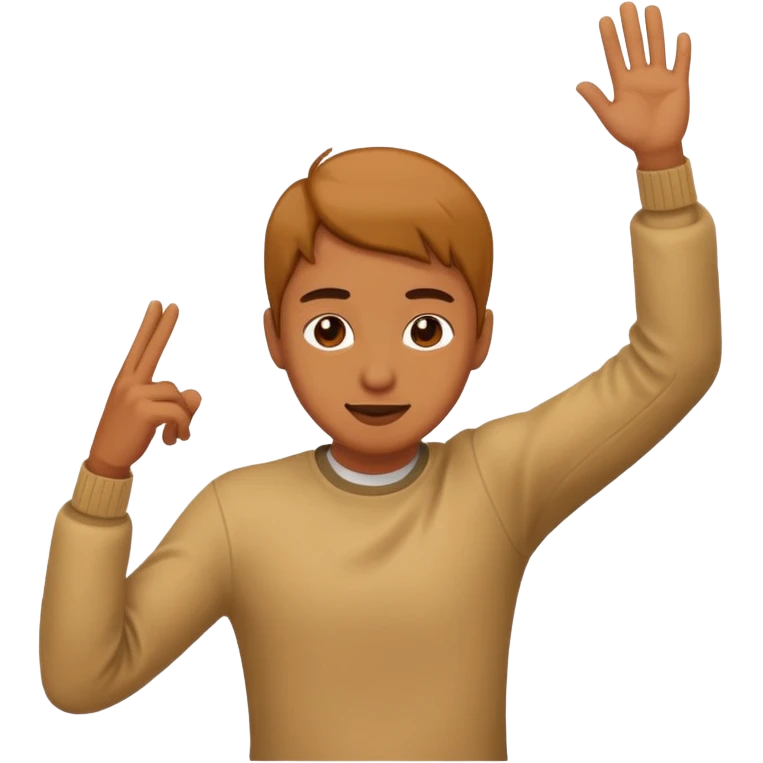 human dabing emoji