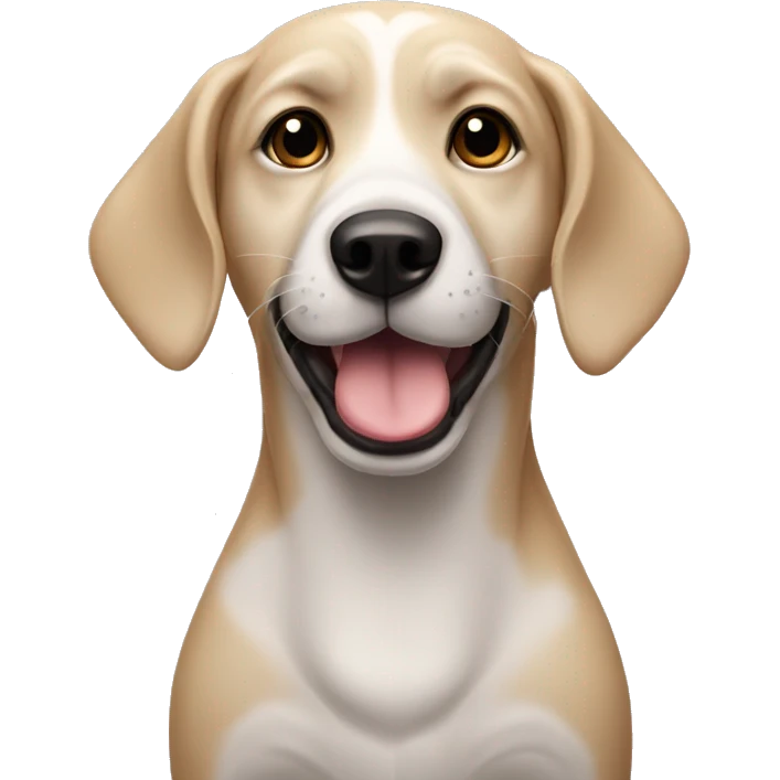 Perro con lengua fuera emoji