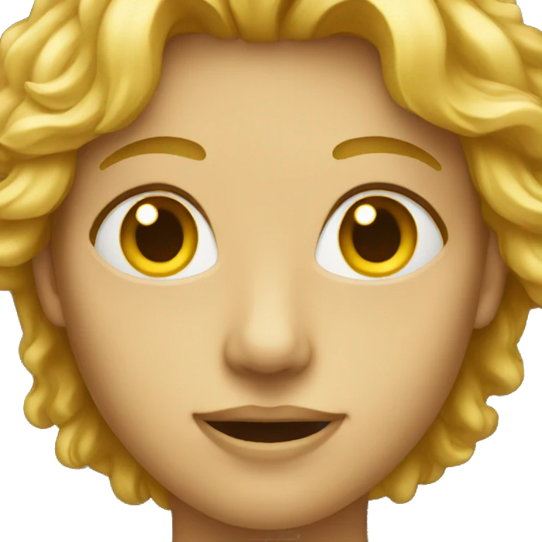 golden face emoji
