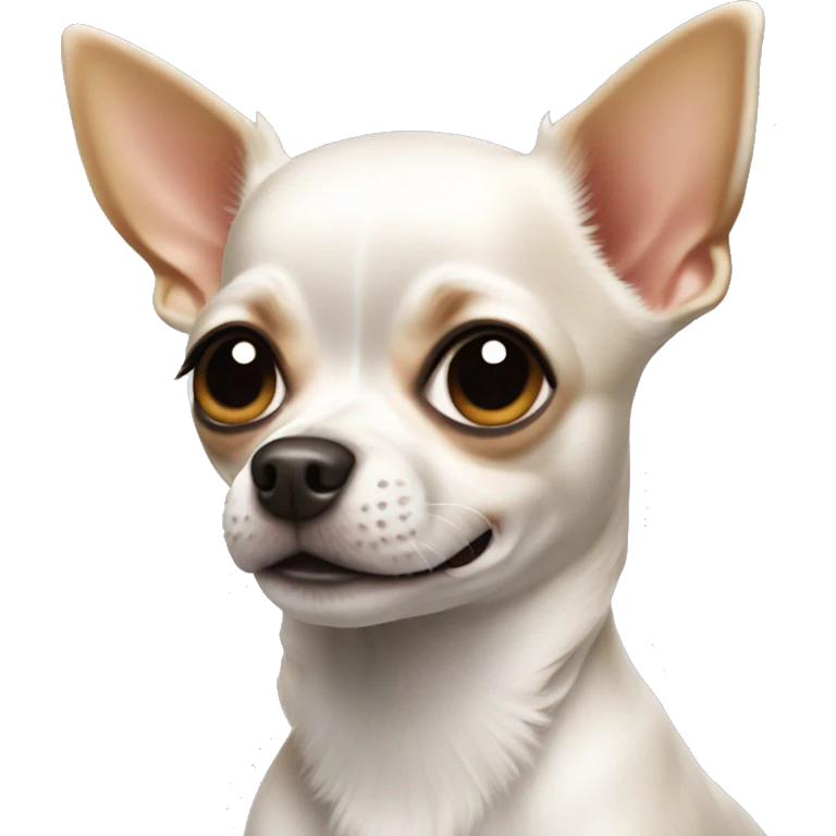 Pincher chihuahua dog white emoji