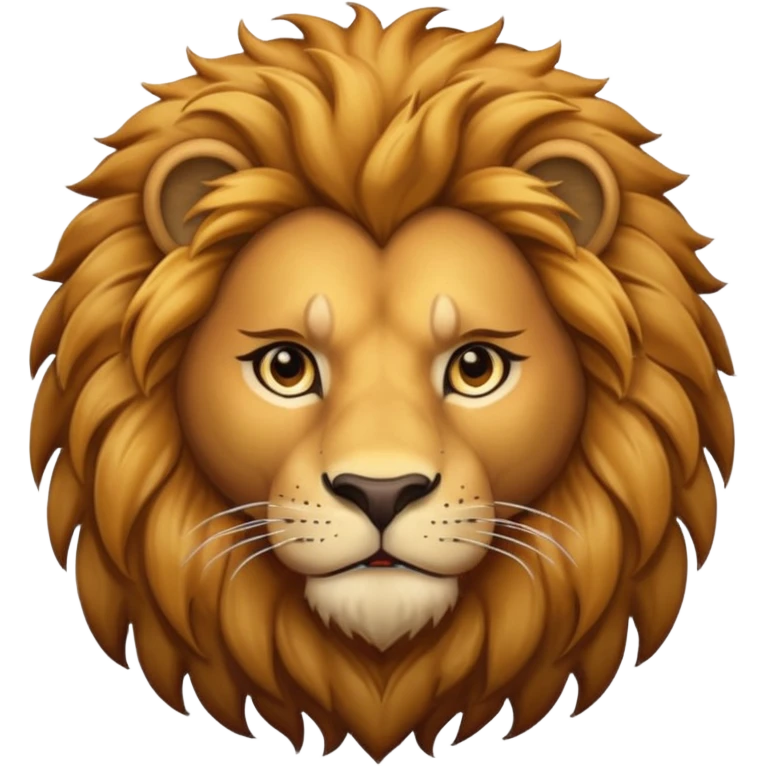 lion face emoji