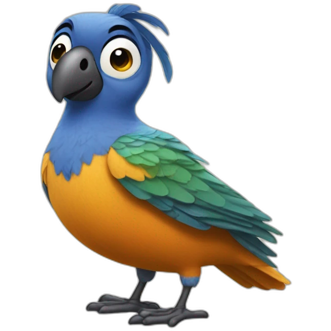 Pajaro loco disney emoji
