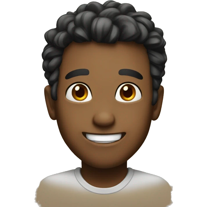 Mischievous grin emoji