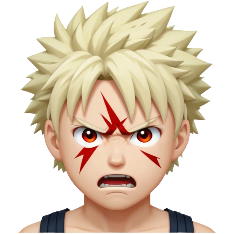 Katsuki Bakugo angry emoji