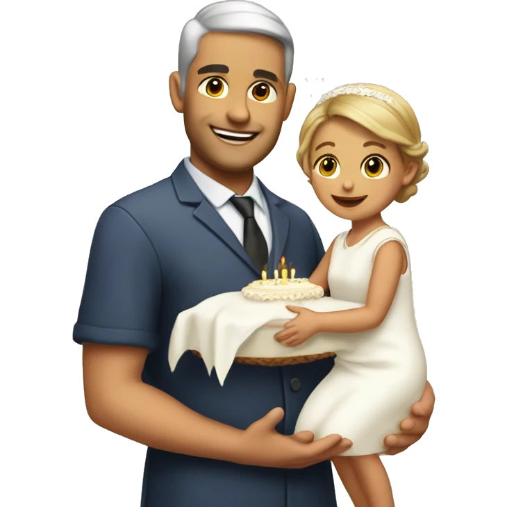 Christening happy birthday, dear emoji