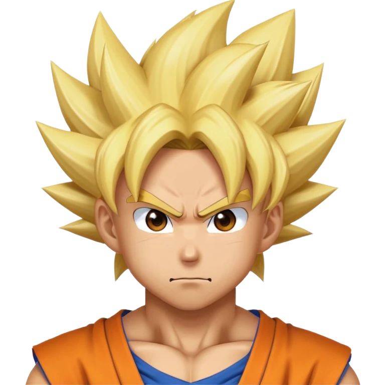 goku turning super saiyan emoji