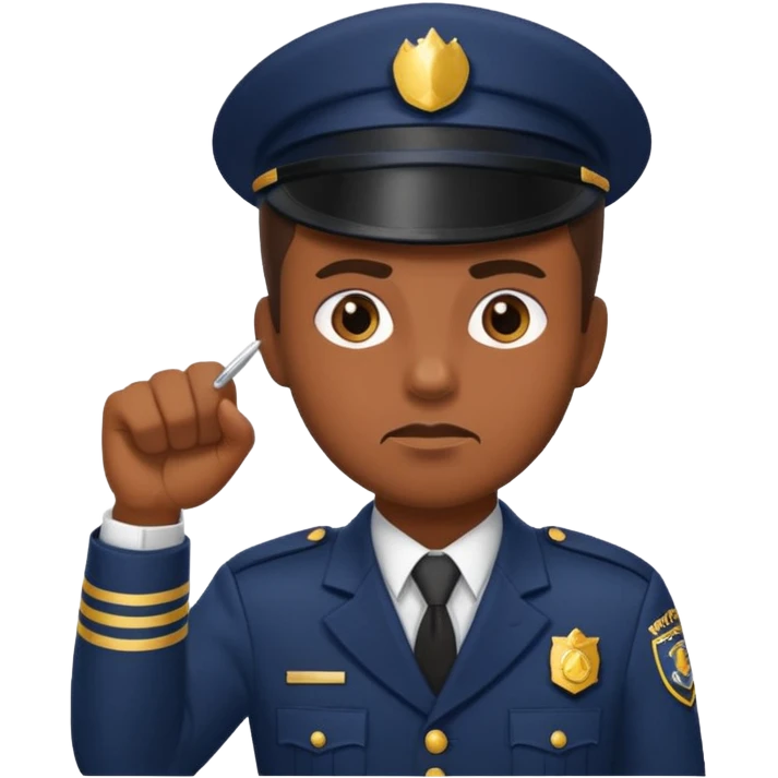 ticket inspector with punch emoji