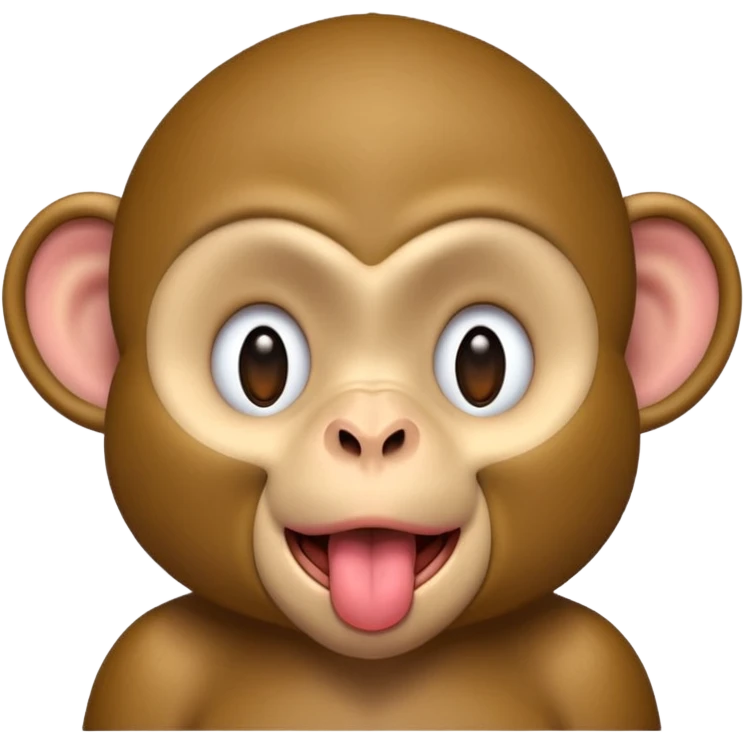 monkey with eyes closed sticking out tongue emoji