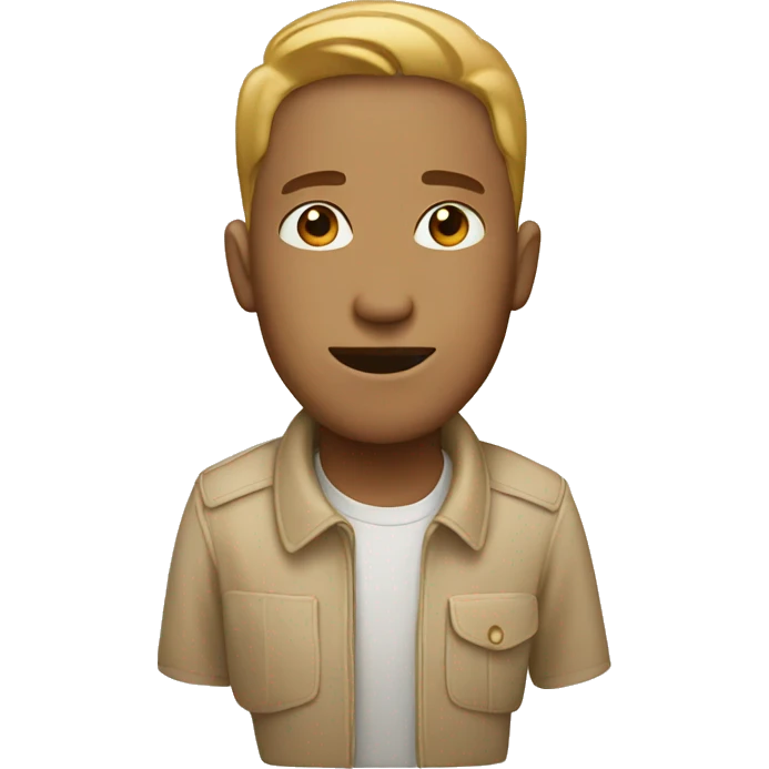Beige birthday  emoji