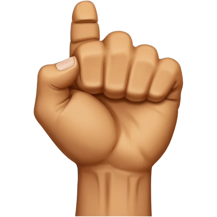 veiny fist backview emoji