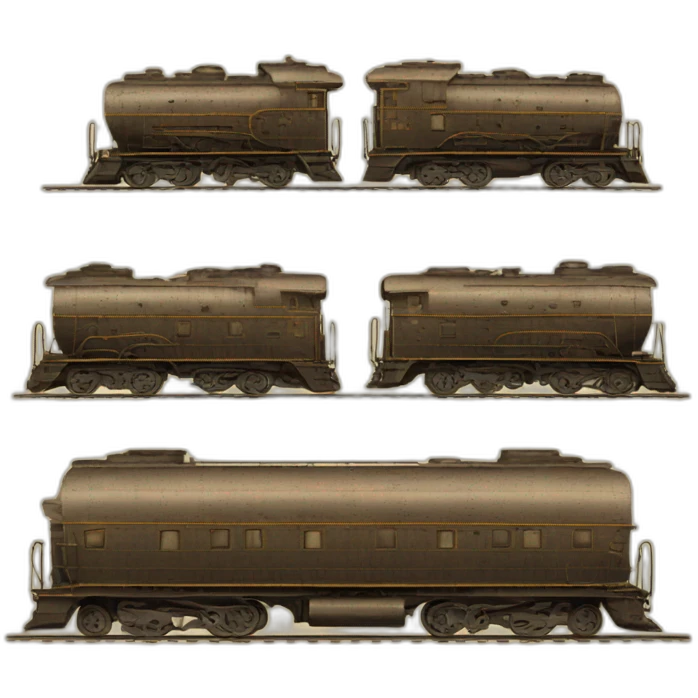 Train vintage emoji