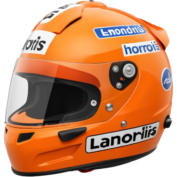 racing helmet lando norris emoji
