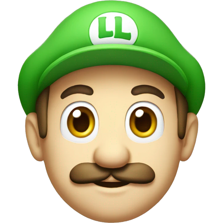 Luigi head  emoji