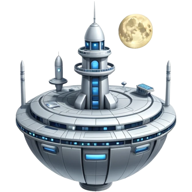 Moon base  emoji
