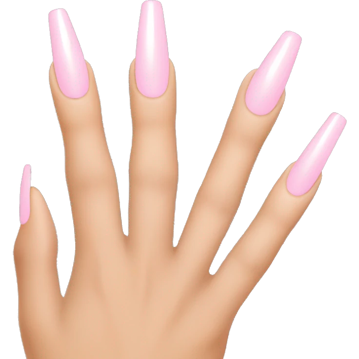 Light pink nails emoji