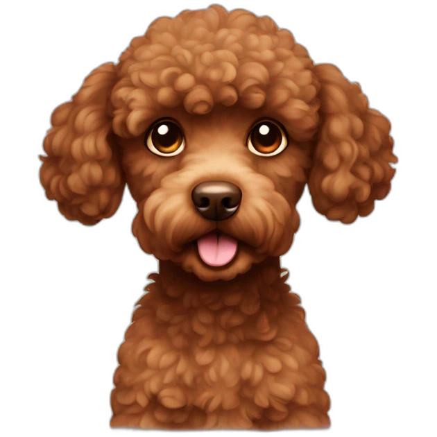 brown-cute-poodle emoji