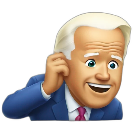 Joe Biden farting emoji