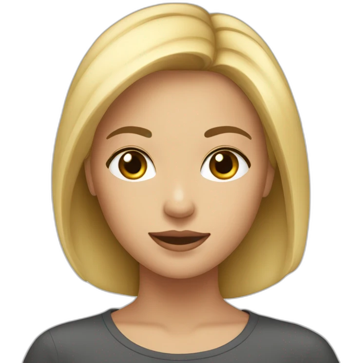 fille blonde et brune emoji