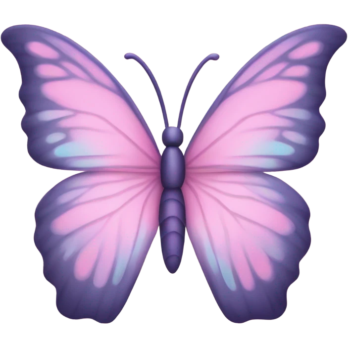 Pink butterfly emoji