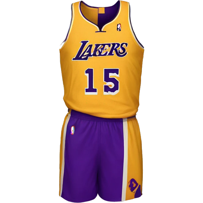 lakers jersey number 15 emoji