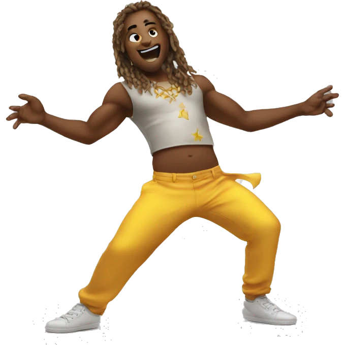 emoji of dancing mood with high energy emoji