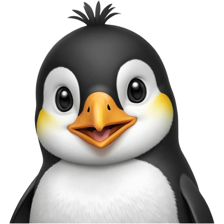laughing penguin emoji