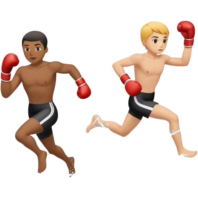 running boxing swimming emoji