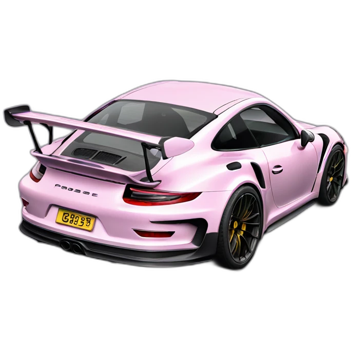 Porsche gt3rs rose emoji