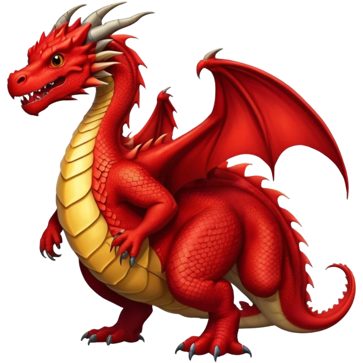 Big butt male dragon emoji