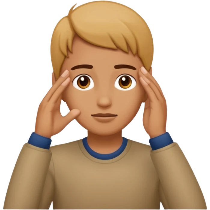Someone who’s doing an L with their hand on their forehead  emoji