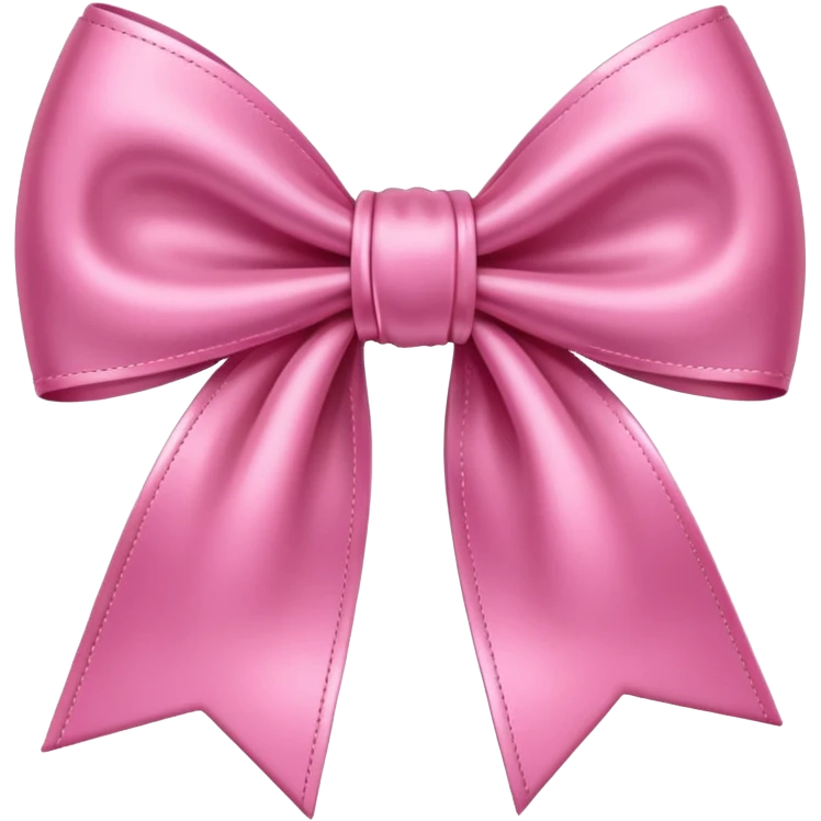pink satin bow emoji