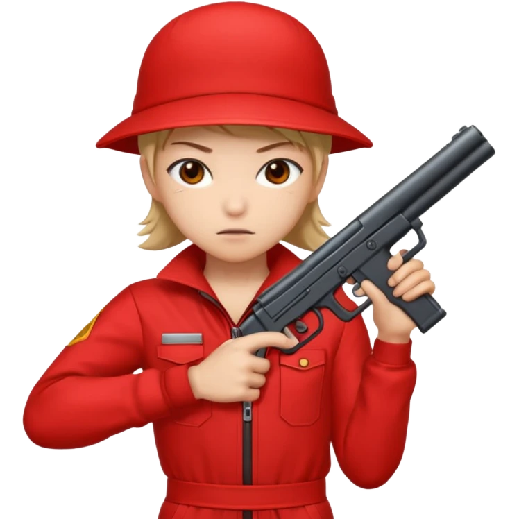 Tokyo in Money Heist, realistic emoji