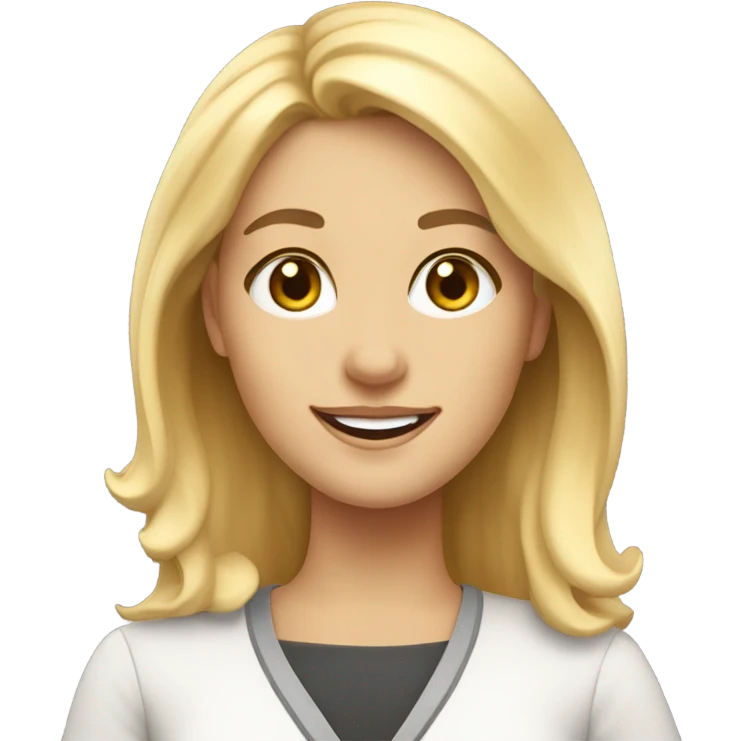 pretty angelic blonde teacher clean girl   emoji