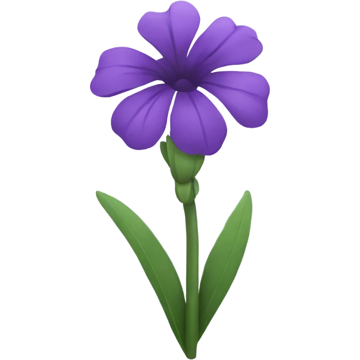 Purple flowers  emoji