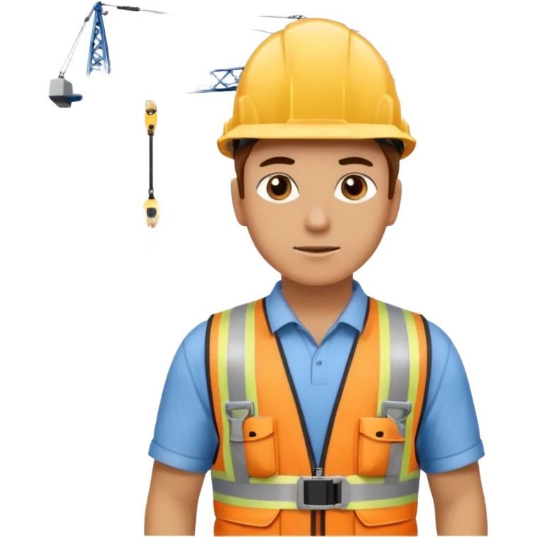 working at height on a building emoji