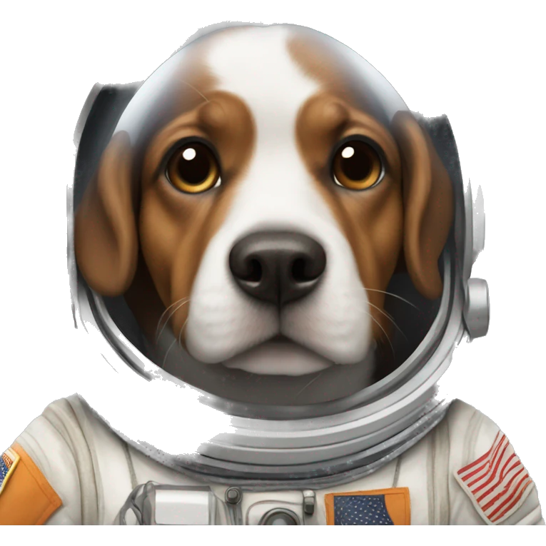Dog astronaut  emoji