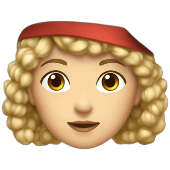 French-Revolution-girl-phrygian-cap emoji