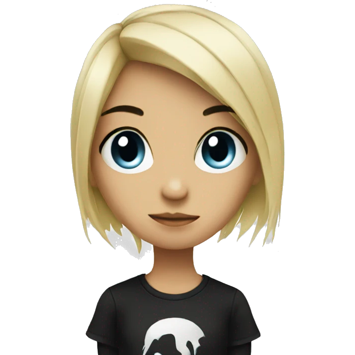 emo girl emoji