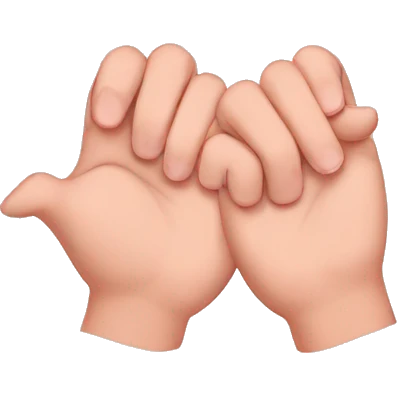 pinky promise emoji